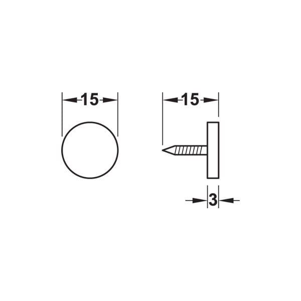 Hafele Mıknatıs Beyaz 3Kg