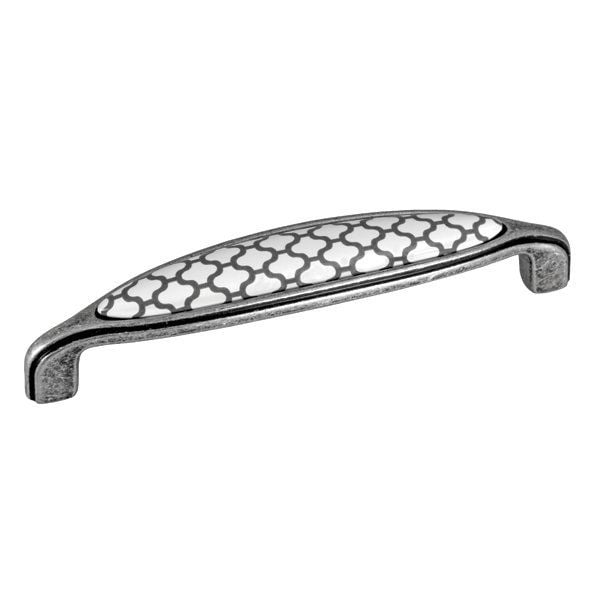 Hafele Mobilya Kulpu Lean 128mm Antik Gümüş