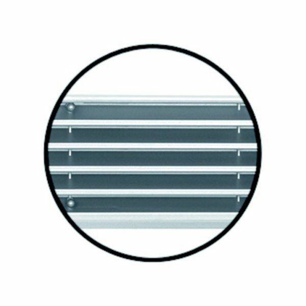 Hafele Havalandırma Menfezi 457x92mm, Gri Renk