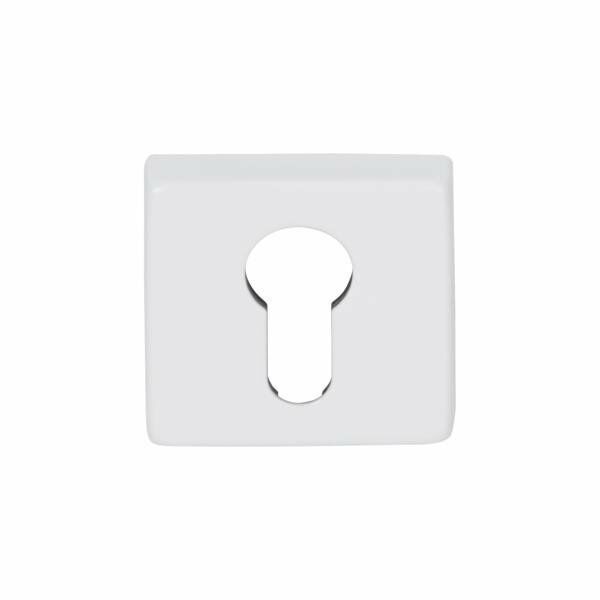 Hafele Kare Barelli Kapı Kolu Rozeti 50mm, Beyaz Renk
