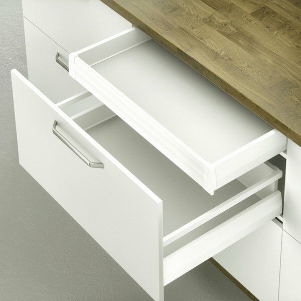 Hafele İç Çekmece Seti 60'lık Modül İçin Bordürsüz 50'lik Beyaz