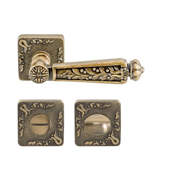 Hafele Kapı Kolu Seti Ruby WC Antik Bronz