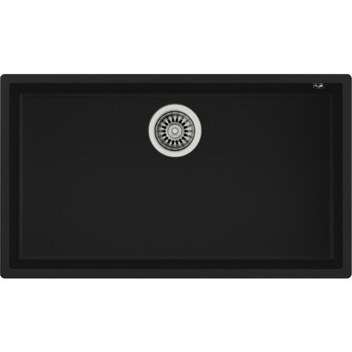 Teka SQUARE 72.40 TG BLACK Tezgahaltı Granit Eviye Siyah 72 cm