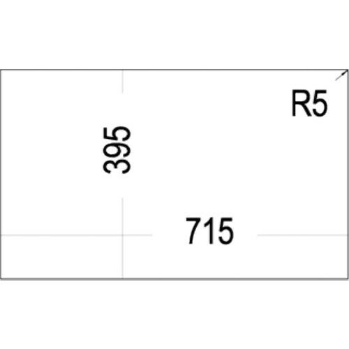 Teka SQUARE 72.40 TG BLACK Tezgahaltı Granit Eviye Siyah 72 cm