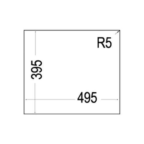 Teka SQUARE 50.40 TG STONE GREY Tezgahaltı Granit Eviye Gri 50 cm