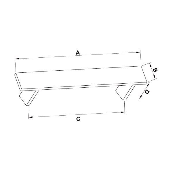 Hafele Mobilya Kulpu Captain 128mm Parlak Altın