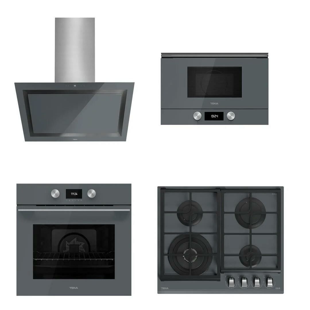 Teka Ankastre Set15 (Hlb 8600 Fırın-Ml 8220 Mikrodalga Fırın-Gzc 64320 Ocak-Dlv 68660 Dav)