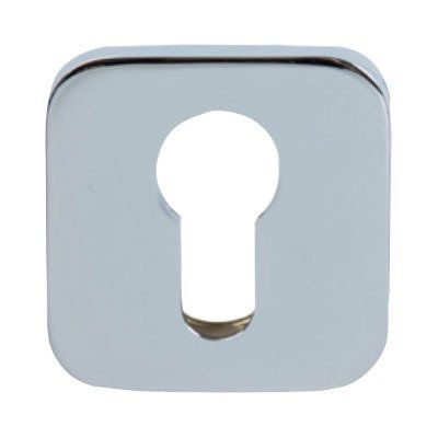 Hafele Barelli Kare Kapı Kolu Rozet, Parlak Krom Renk