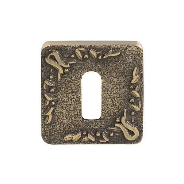 Hafele Oda Kare Kapı Kolu Rozet, Antik Bronz Renk