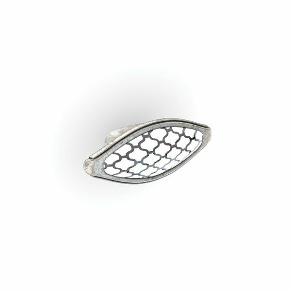 Hafele Düğme Kulp Lean Jr. Antik Gümüş