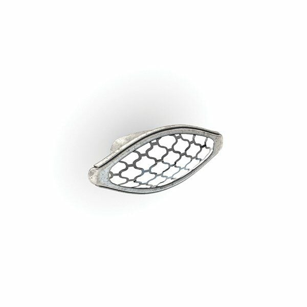 Hafele Düğme Kulp Lean Jr. Antik Gümüş