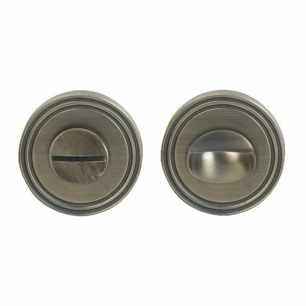 Hafele Wc Yuvarlak Kapı Kolu Rozet, Antik Bronz Renk