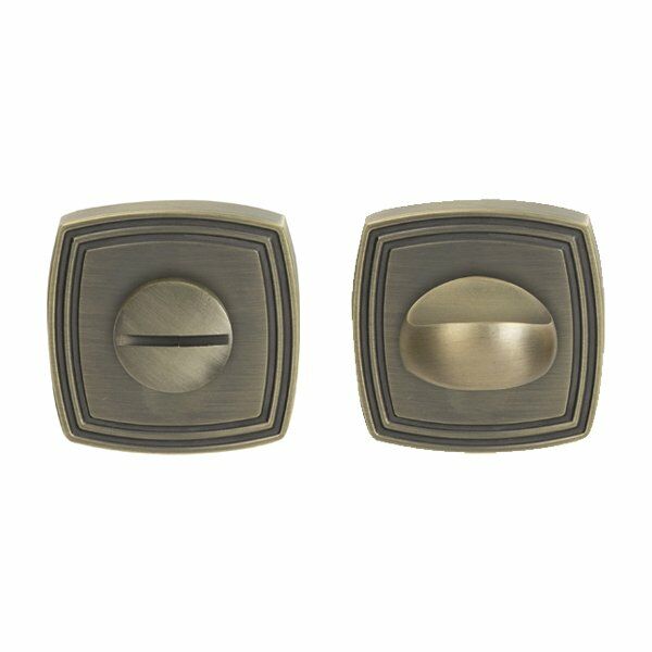 Hafele Wc Kare Kapı Kolu Rozet, Antik Bronz Renk