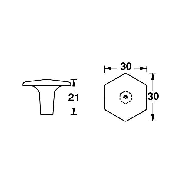 Hafele Düğme Kulp Bloombury Jr. Antik Bronz