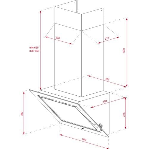 Teka Dlv 68660 St Tos Stone Grey Duvat Tipi Davlumbaz