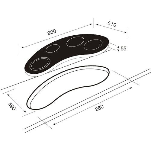 Teka VR 90 4G AI AL TR CI NTB (E4) Ankastre Kristal Wok Gözlü Cam Gazlı Ocak Döküm Izgara Siyah 90 cm