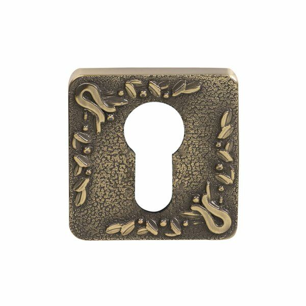 Hafele Barelli Kare Kapı Kolu Rozet, Antik Bronz Renk