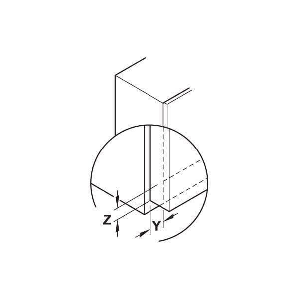 Hafele PCS 120 Düşer Kapak Makası Mod C, Siyah Renk