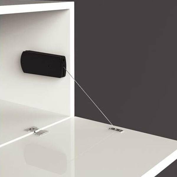 Hafele MICROWINCH Düşer Kapak Makası Siyah 60N