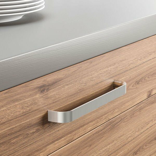 Hafele Mobilya Kulpu Marcello3 192mm Paslanmaz Paslanmaz Çelik