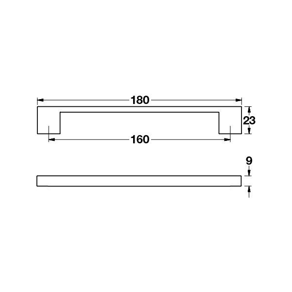 Hafele Mobilya Kulpu Han 160mm Paslanmaz Çelik
