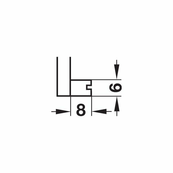 Hafele Dekoratif Anah.Zam.Pi.Kpl.Mat 45Mm
