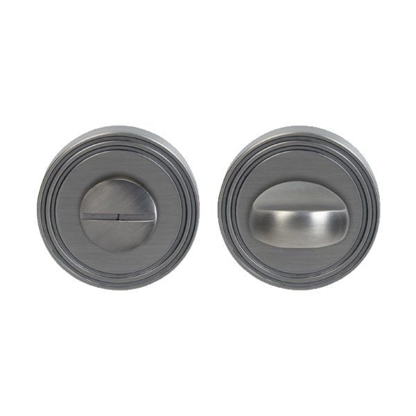 Hafele Wc Yuvarlak Kapı Kolu Rozet, Antik Gümüş Renk