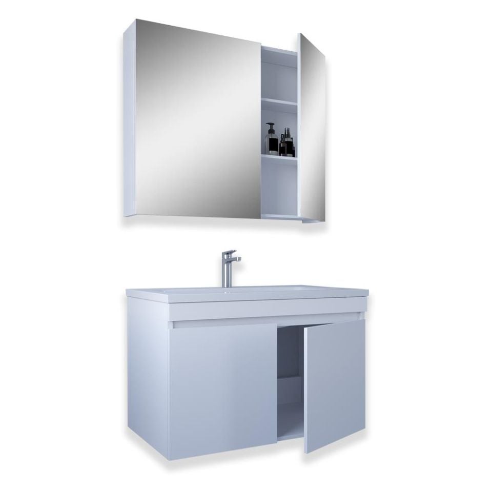 Teta Home Tokyo 65 CM Mdf Banyo Dolabı Seti