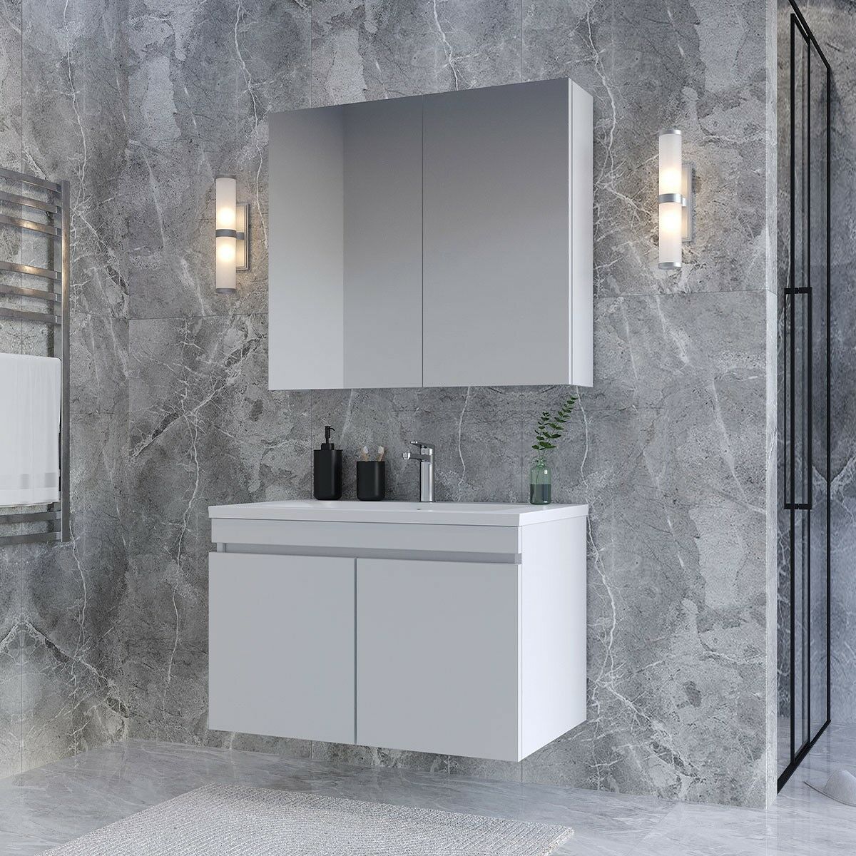 Teta Home Tokyo 65 CM Mdf Banyo Dolabı Seti