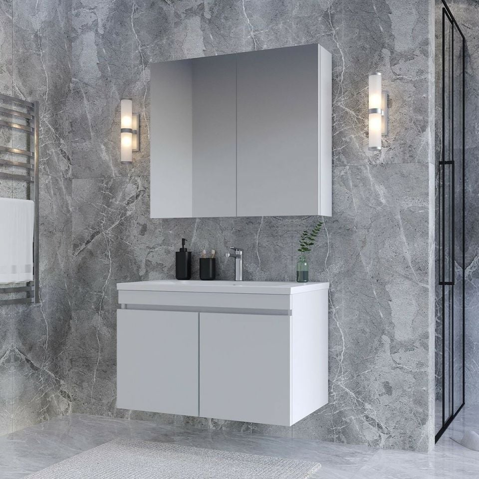 Teta Home Tokyo 65 CM Mdf Banyo Dolabı Seti