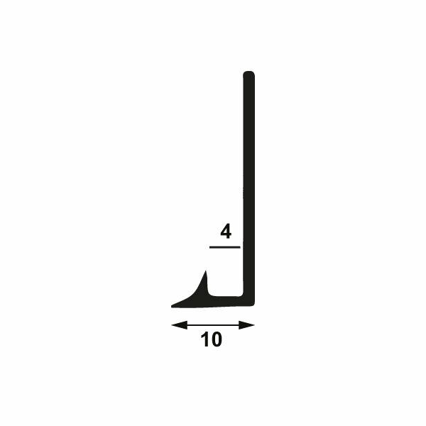 Hafele Mutfak Tezgah Arası Süpürgelik Profili 3050Mm