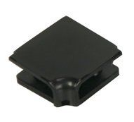 Hafele Süpürgelik İç Köşe Elemanı, Mat Siyah