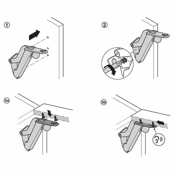 Hafele Space 1.11 Model E Antrasit/Nikel