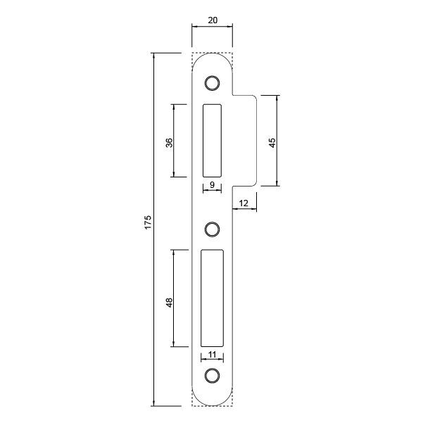 Hafele Çarpma Kilit (Makaralı Kilit) Karşılığı, Siyah Renk