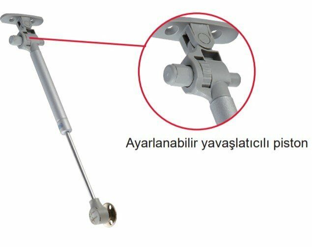 Hafele Notus Plus Gazlı Piston Frenli 100N