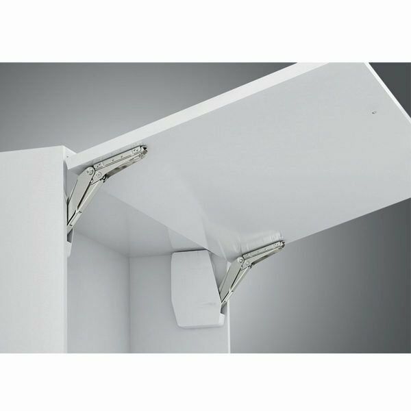 Hafele Free Flap 1.7 Makas Gövdesi F, Nikel Renk