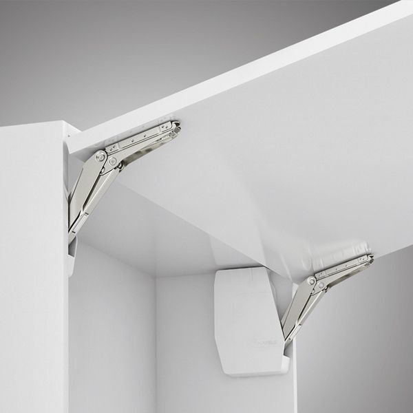 Hafele Free Flap 1.7 Makas Gövdesi B, Nikel Renk