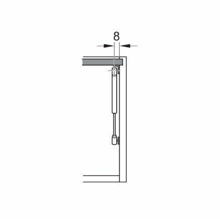 Hafele Notus Gazlı Piston Amortisör, 100N