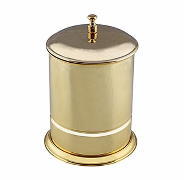 Hafele Çöp Kutusu Kapaklı Venere 5 Litre Parlak Pirinç Renk
