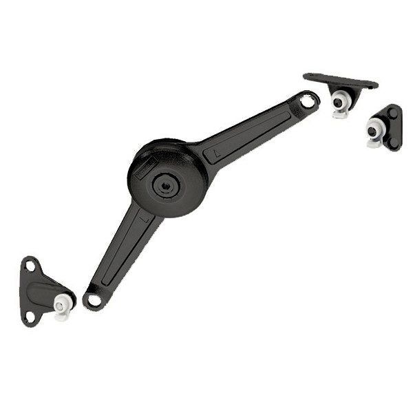 Hafele Duo Forte Makas Seti Alü. Çerçeve İçin Sac 37mm, Siyah Renk