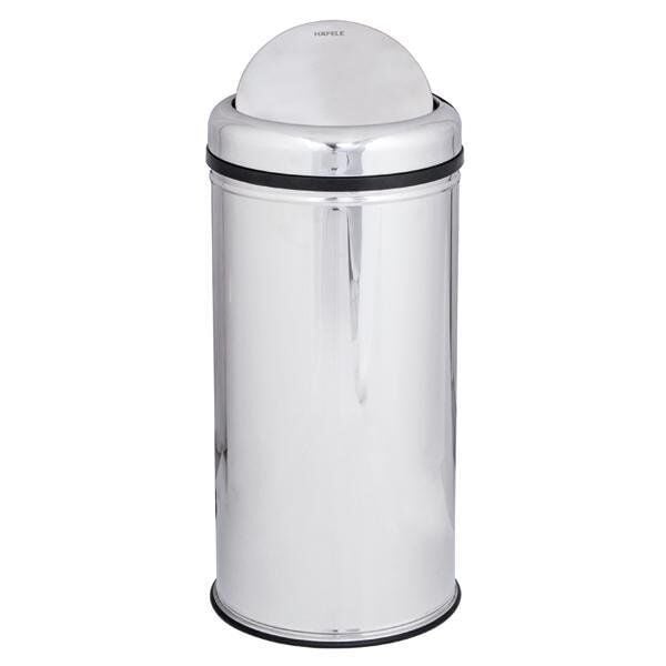 Hafele Çöp Kovası Sallanır Kapaklı Baw04 45 Litre Parlak Krom Renk