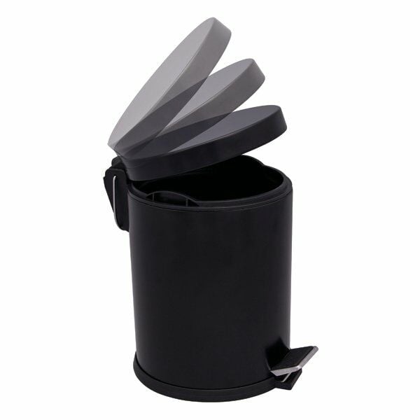 Hafele Çöp Kovası Pedallı Melantha 5 Litre Mat Siyah Renk