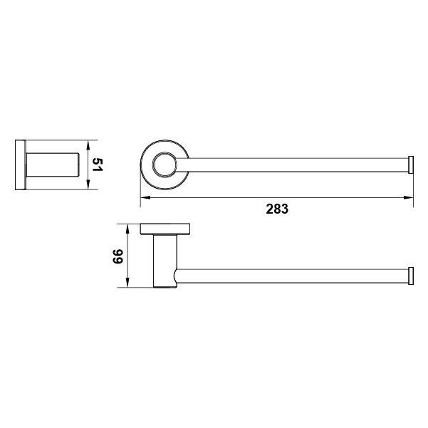 Hafele Kağıt Havluluk Ozo Duvara Monte Paslanmaz Çelik Renk