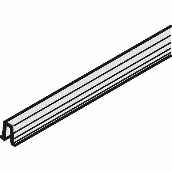 Hafele Slıdo F-Li21 Tekli Alt Kılavuz Ray Plastik 3500mm