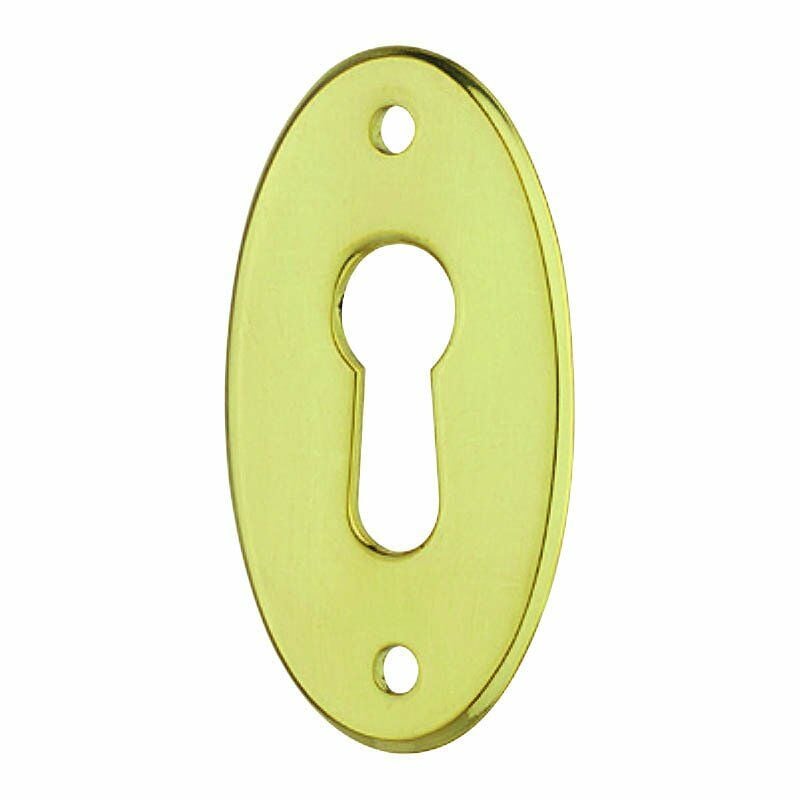 Hafele Anahtar Rozeti Pirinç Parlak Altın Renkli 20x37mm