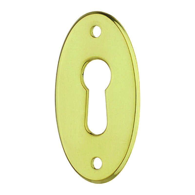 Hafele Anahtar Rozeti Pirinç Parlak Altın Renkli 20x37mm