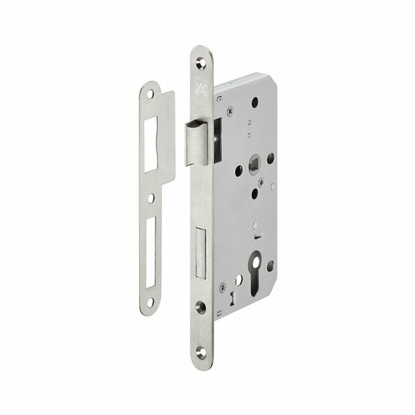 Hafele Gömme (Metal Dilli) Kilit H55.09 Barelli 55/20mm Paslanmaz Çelik Renk