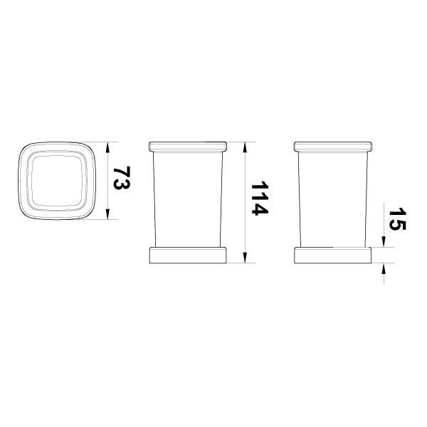 Hafele Diş Fırçalık Plato Tezgah Üstü Parlak Altın Renk