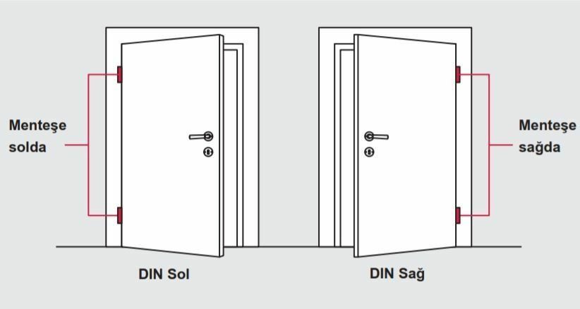 Hafele Gömme kilit PC F p.çelik mat sol 65/20mm