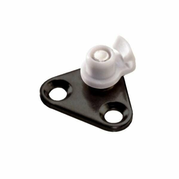 Hafele Maxi Klipssiz Alüminyum Kapak Bağlantısı, Siyah Renk